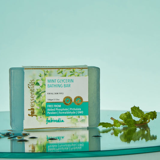 Mint Glycerin Bathing Bar - 100 gm