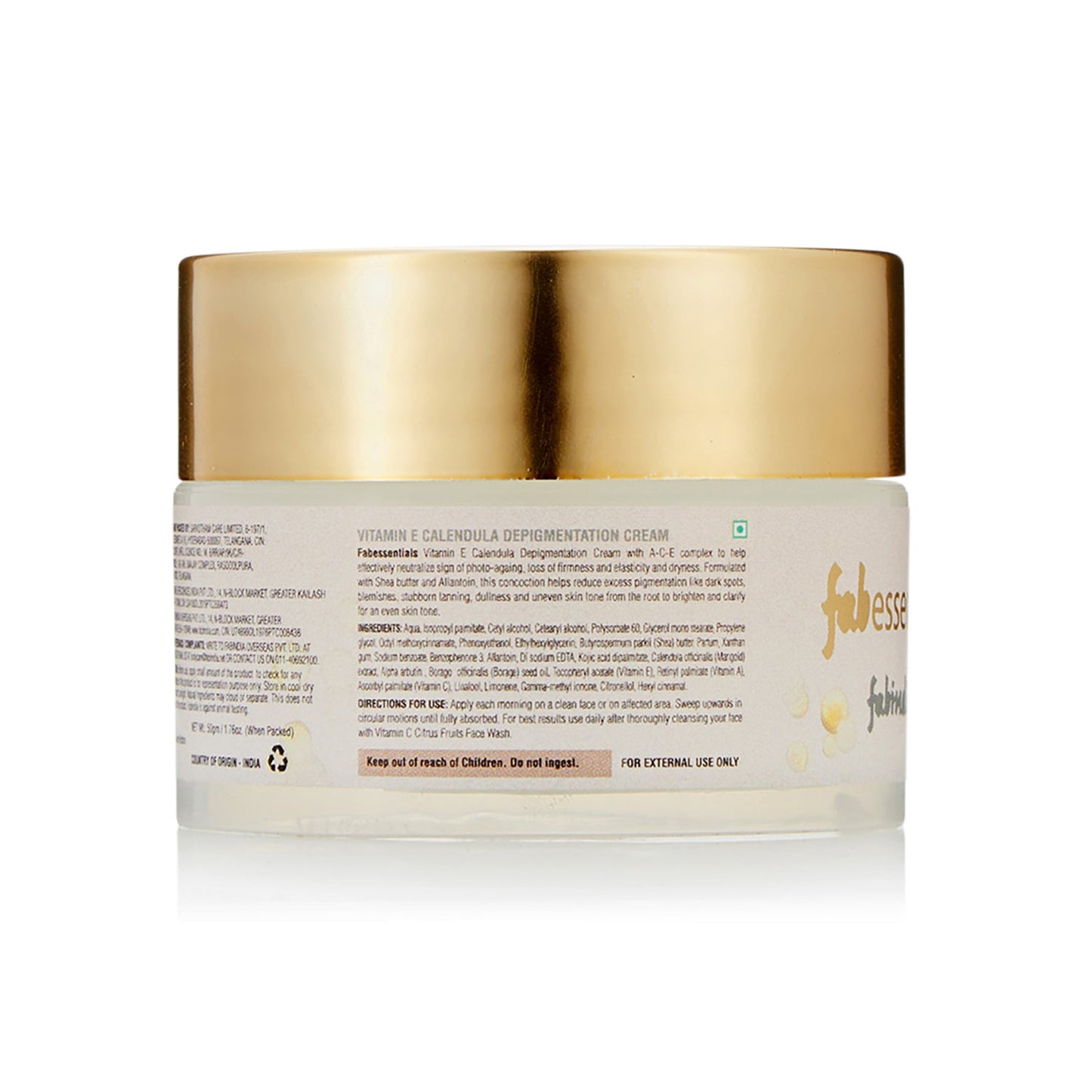 Vitamin E Calendula Depigmentation Cream - 50 gm