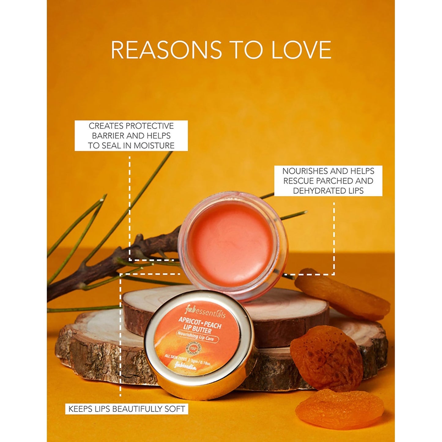 Apricot & Peach Lip Butter - 5 gm