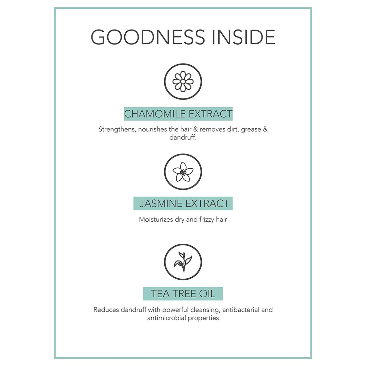 Jasmine Tea Tree Chamomile Shampoo - 250 ml