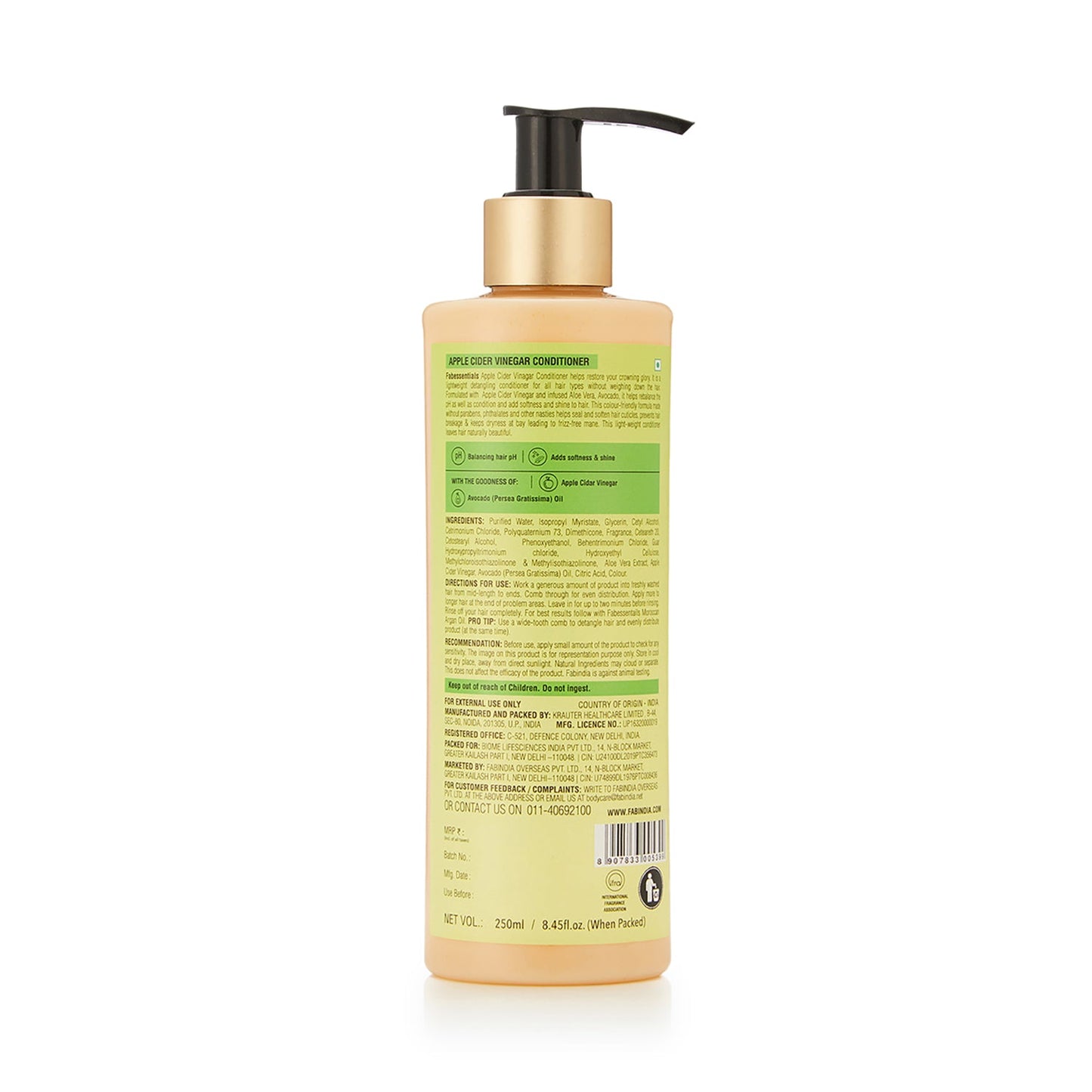 Apple Cider Vinegar Conditioner - 250 ml