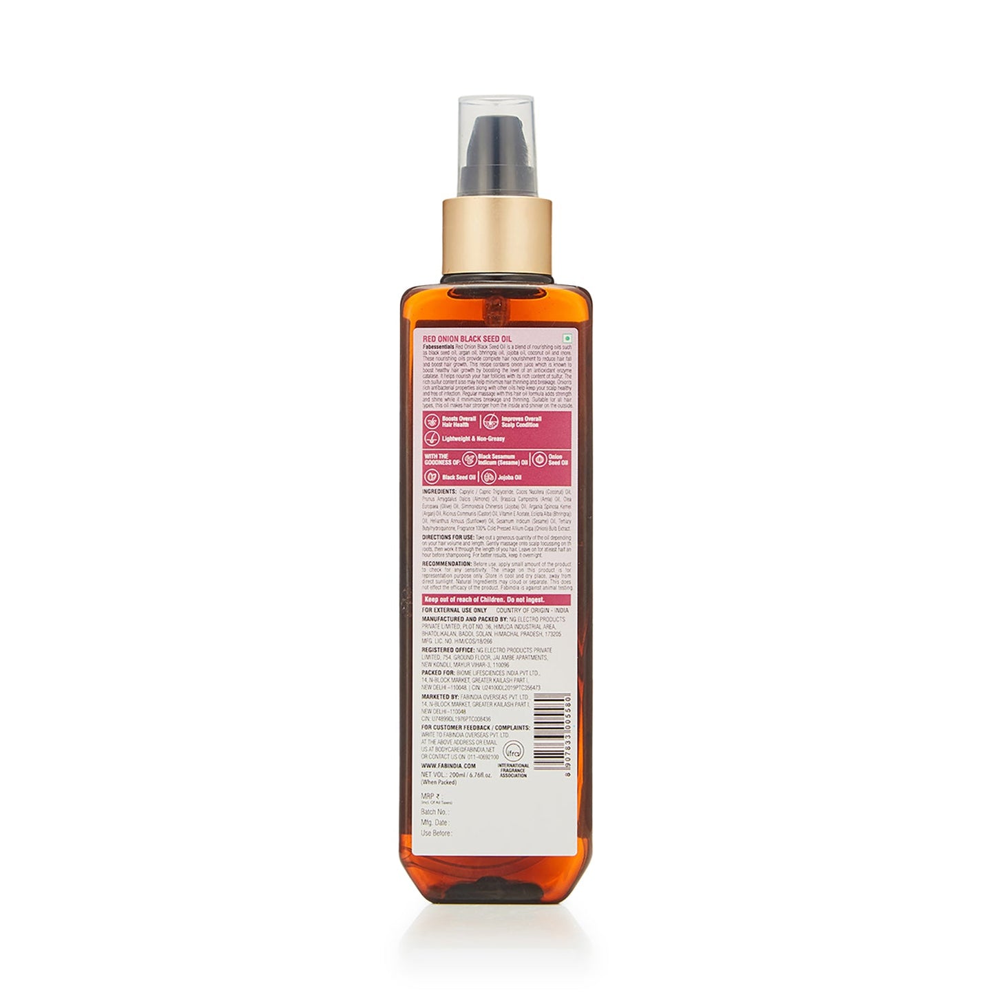 Red Onion Black Seed Oil - 200 ml