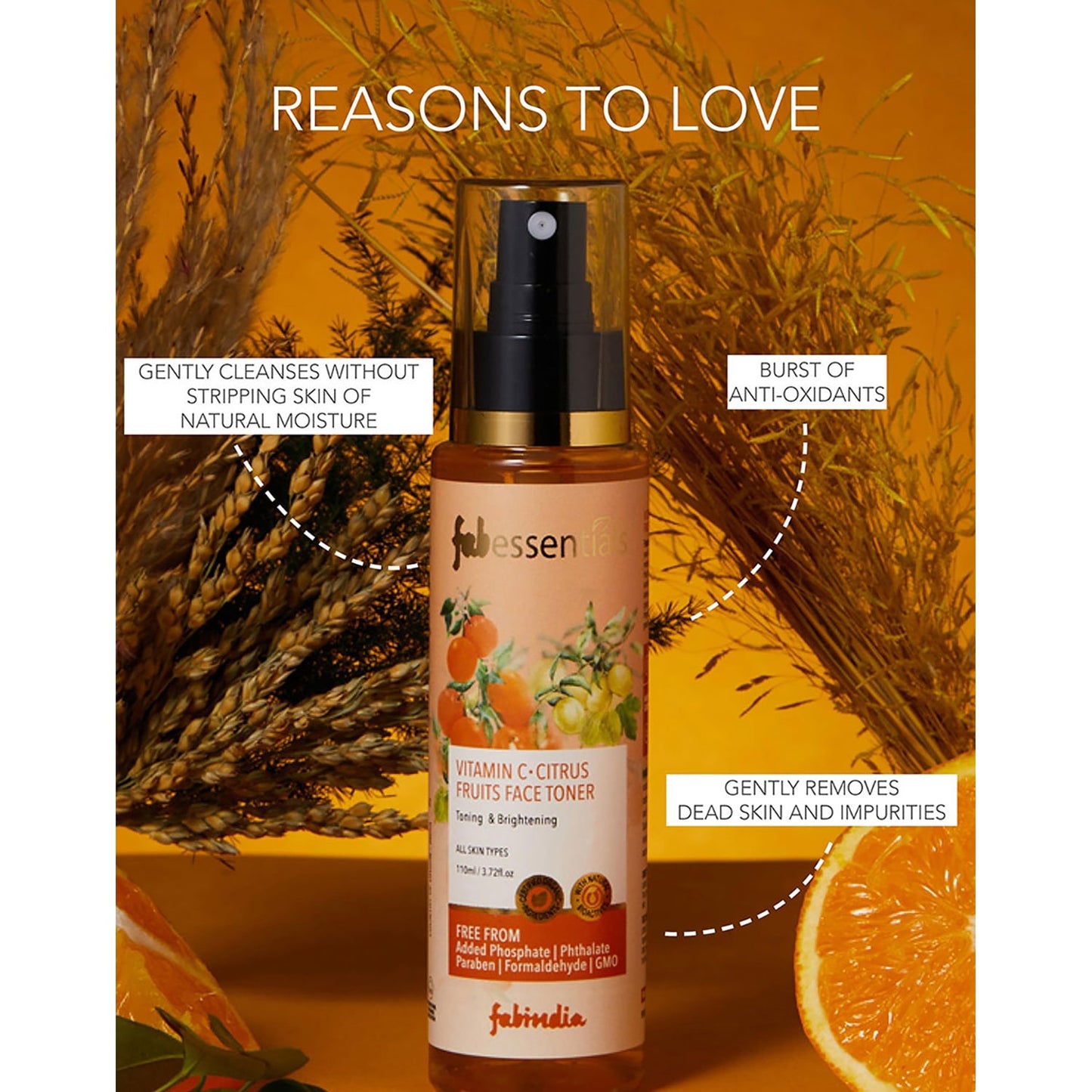Vitamin C Citrus Fruits Face Toner - 110 ml