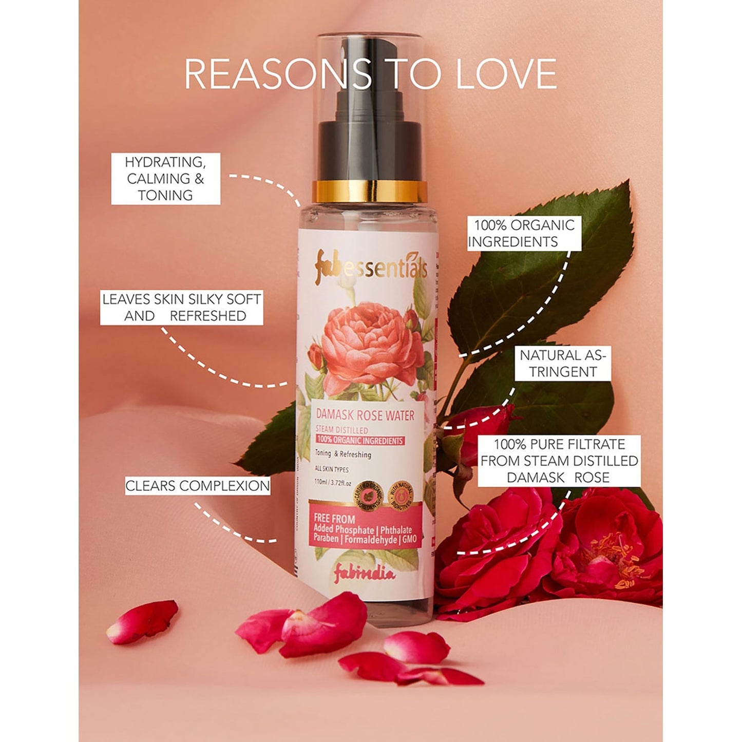 Damask Rose Water - 110 ml