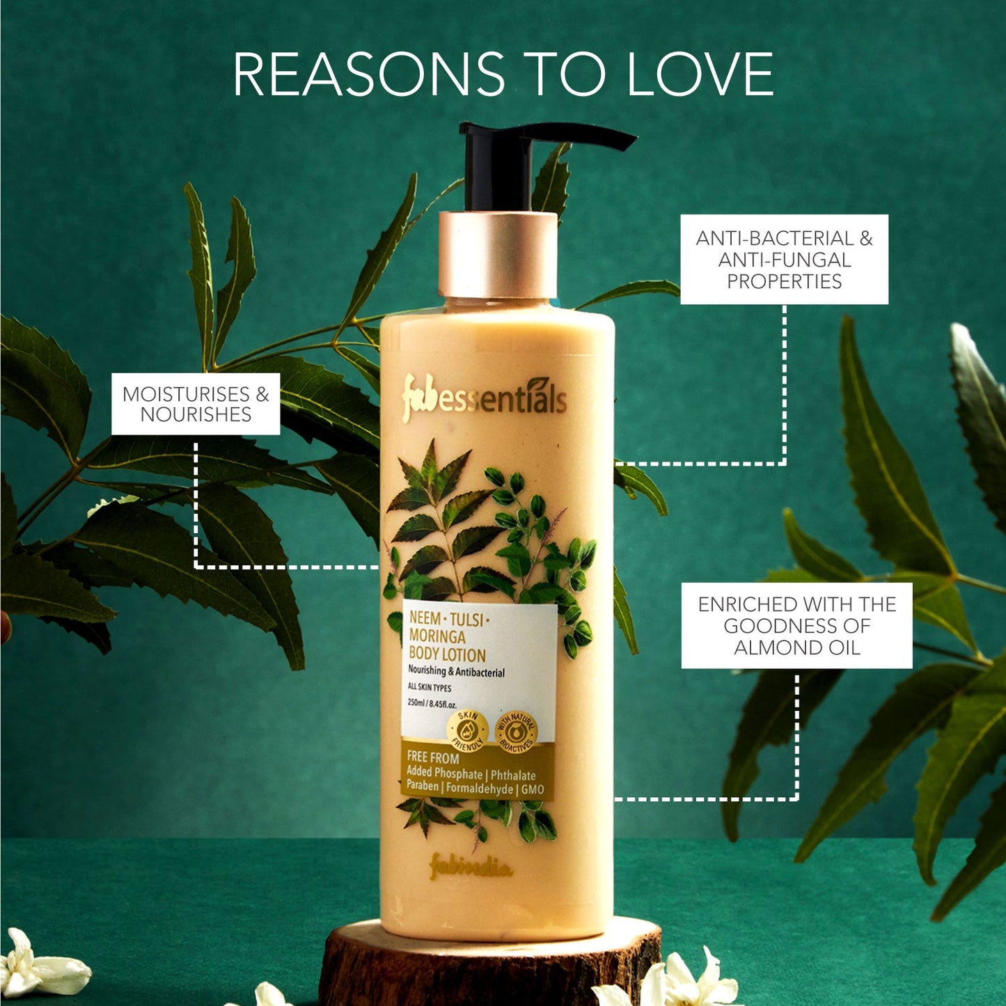 Neem Tulsi Moringa Body Lotion - 250 ml