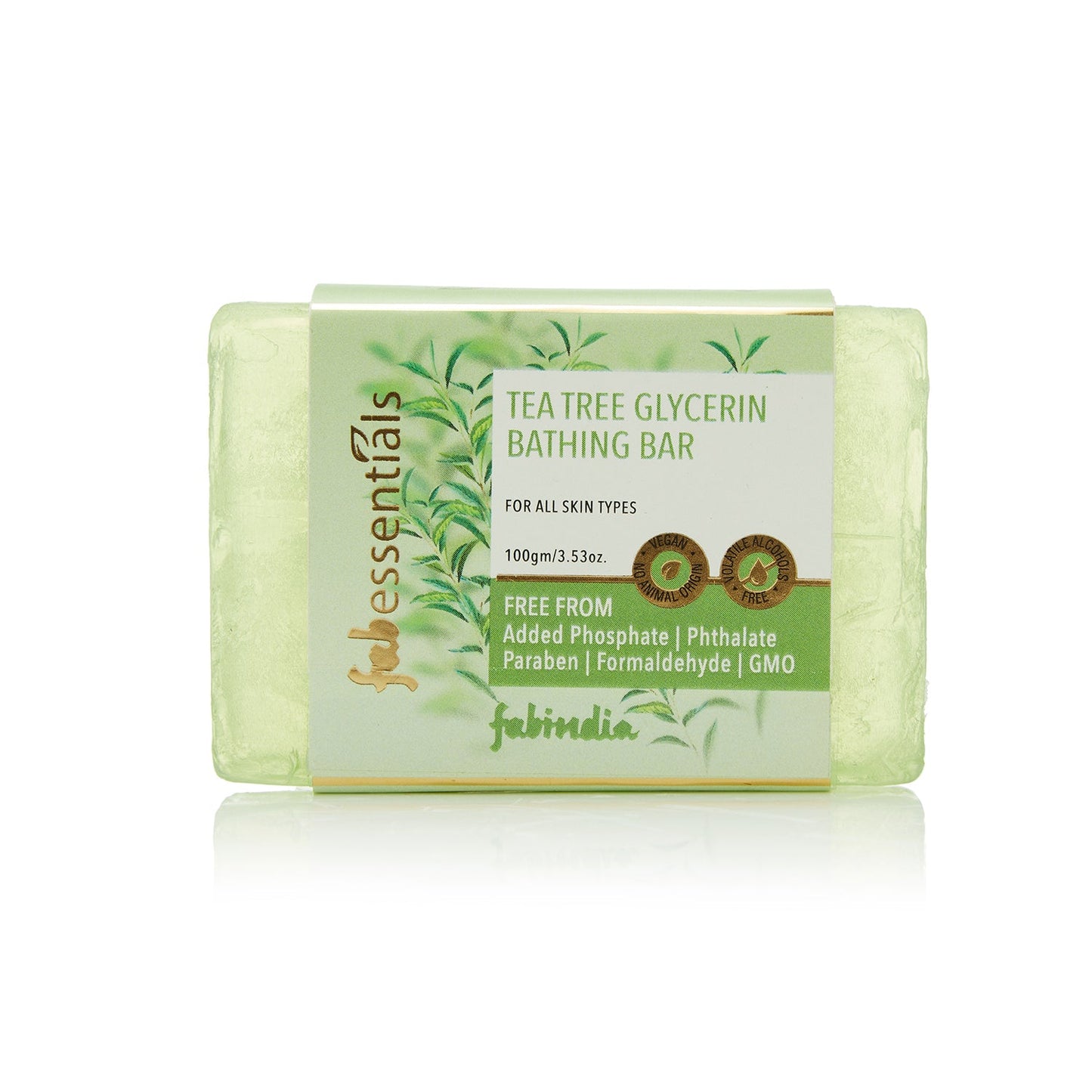 Assorted Glycerin Bathing Bars with Avocado, Tea Tree & Musk - 100 gm X 3