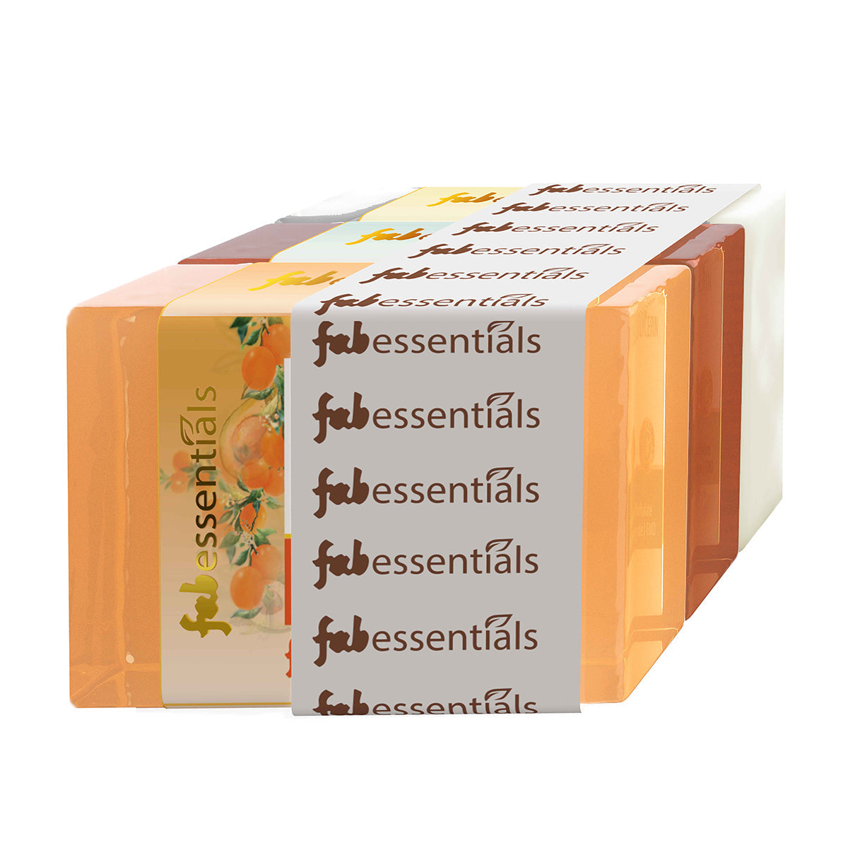 Assorted Glycerin Bathing Bars with Orange Neroli, Neem & Aloe Vera - 100 gm X 3