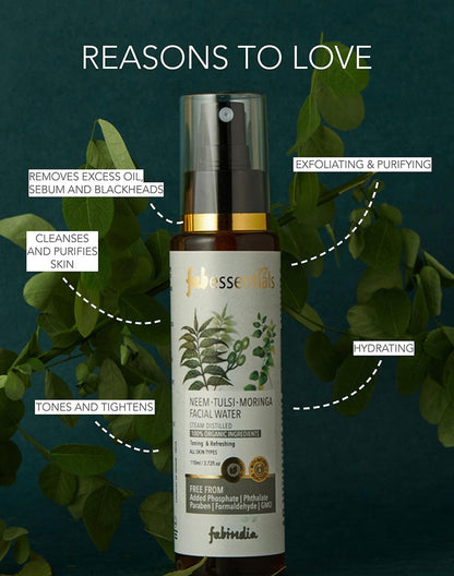 Neem Tulsi Moringa Facial Water  - 110 ml