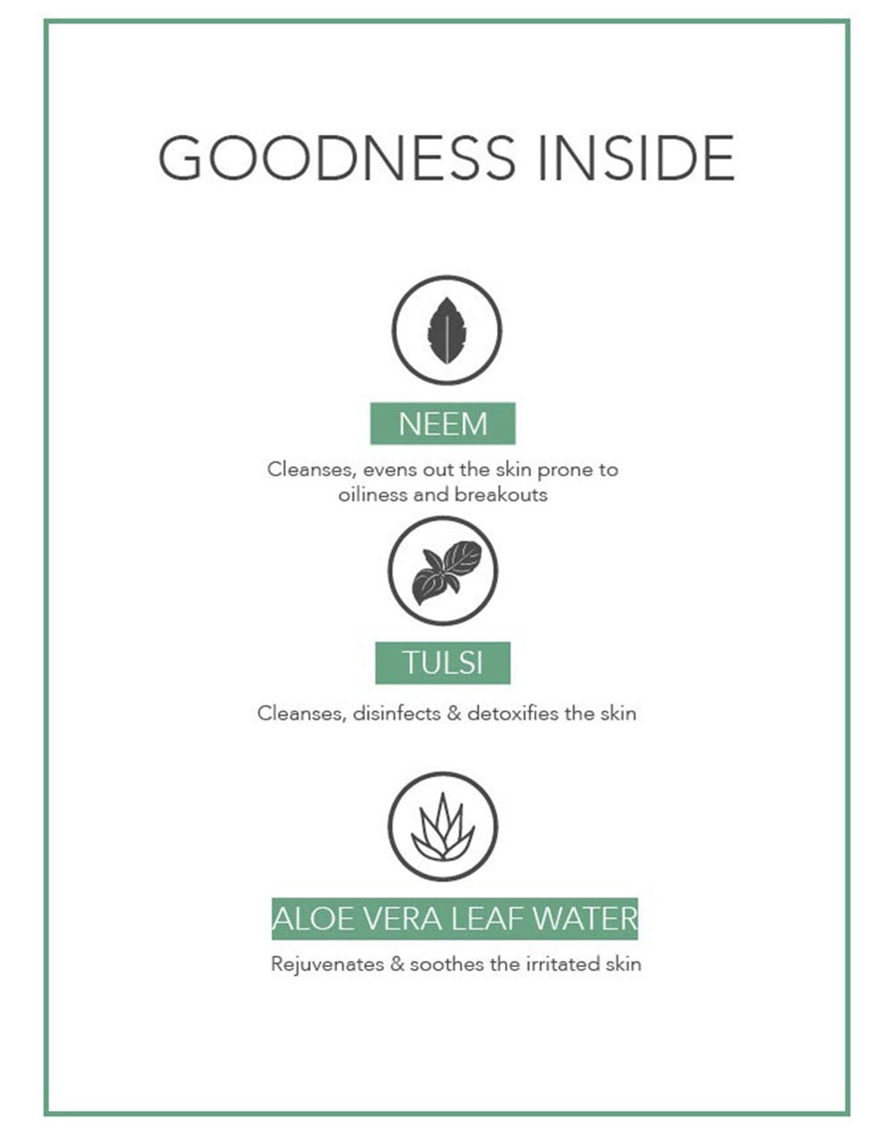 Neem Tulsi Moringa Facial Water  - 110 ml