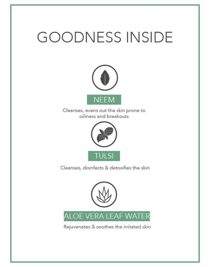 Neem Tulsi Moringa Facial Water  - 110 ml