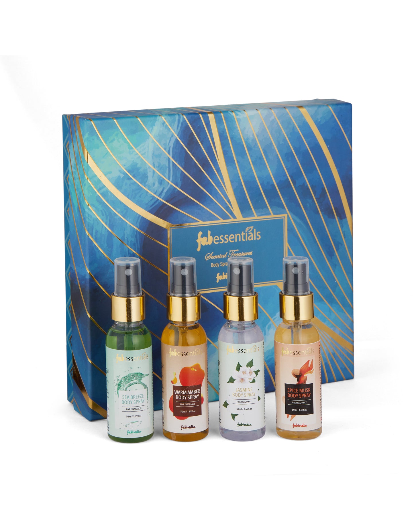 Scented Treasures Gift Set of 4 Body Sprays - 300 ml