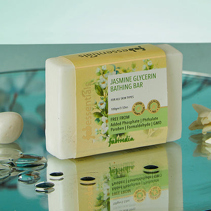 Jasmine Glycerin Bathing Bar - 100 gm