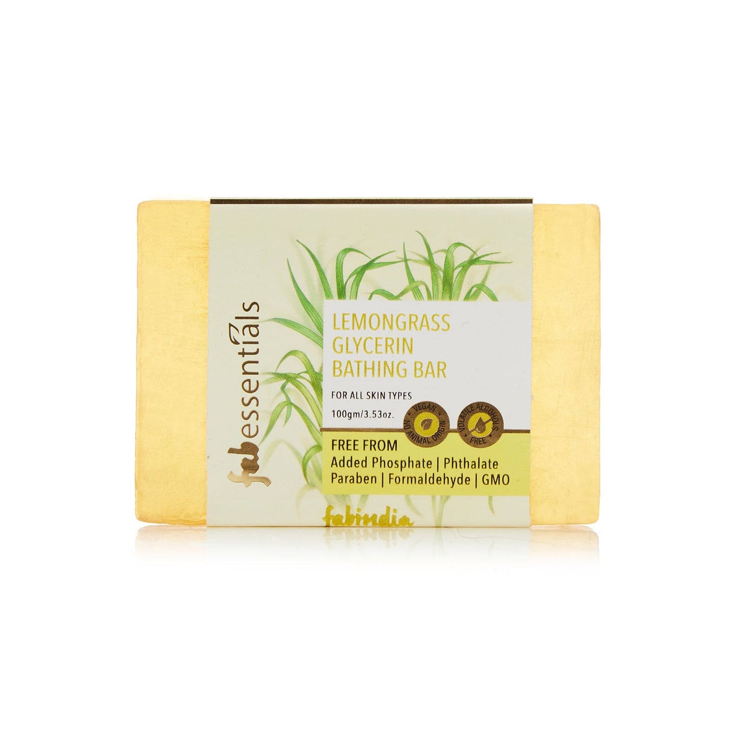 Assorted Glycerin Bathing Bars with Wild Rose, Mint & Lemongrass - 100 gm X 3