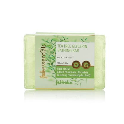 Assorted Glycerin Bathing Bars with Avocado, Tea Tree & Musk - 100 gm X 3