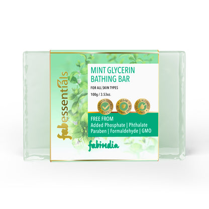 Mint Glycerin Bathing Bar - 100 gm