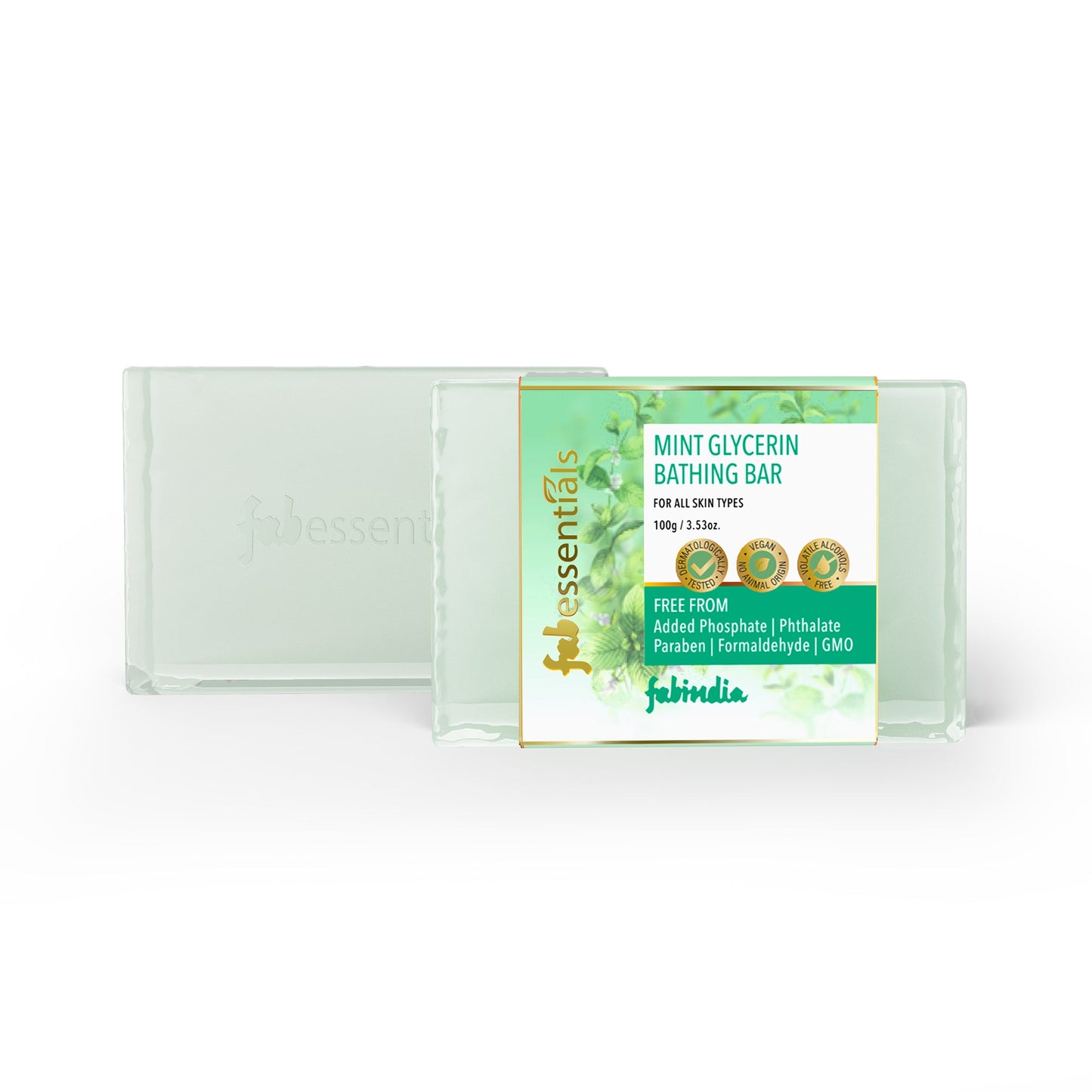 Mint Glycerin Bathing Bar - 100 gm